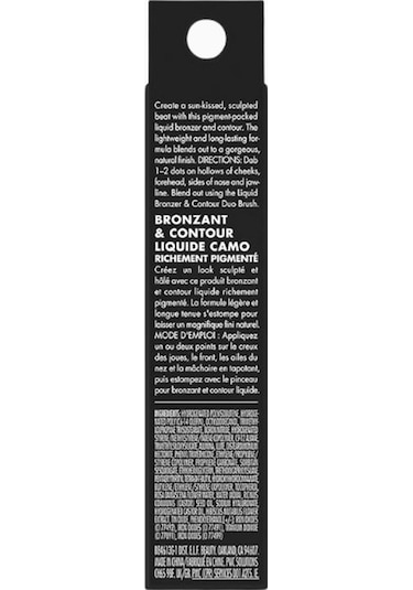 E.l.f. Camo Liquid Bronzlaştırıcı Ve Kontur Yüksek Pigmentli Sıvı İçerik Likit Medium
