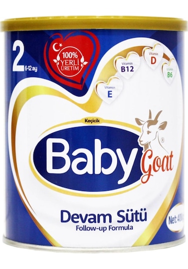 Baby Goat 2 Devam Sütü 400 G 6 Adet