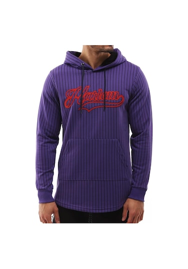 Kapşonlu Sweatshirt Mor 2825