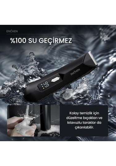 Enchen Spark 2 Led Işıklı Şarjlı Çok Fonksiyonlu Saç Ve Tıraş Makinesi