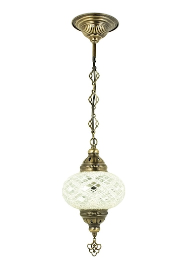 Dekoratif Mozaik Avize Tekli Sarkıt Gece Lambası Renkli