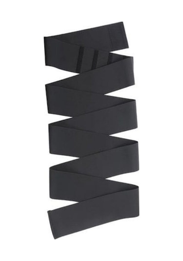Sh Mağazacılık 3M Waist Trainer  Şekillendirici Sarma Bel Korsesi Siyah