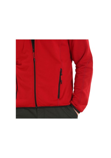Slam Actıve Mıd Weıght Grıd Fleece Kırmızı Kırmızı