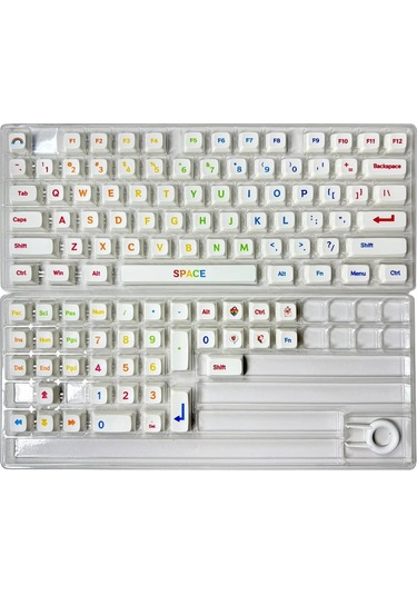 Mekanik Oyun Klavyeleri İçin 113 Tuşlu Pbt Xda Yükseklik Renkli Tuş Takımı