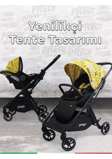 Prego Axis 360 Derece Dönebilen Oturma Üniteli Çift Yönlü Bebek A