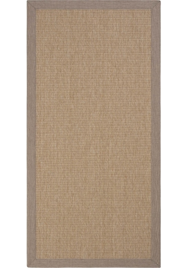 Cool Halı Madrid M201 Mutfak Halısı Leke Tutmaz Tezgah Önü Yolluk Dokuma Bordürlü İthal Sisal Halı