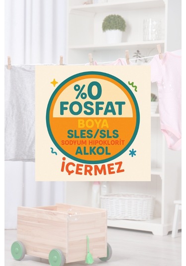 Bebek Çamaşır Makinesi Toz Deterjanı 1 Kg