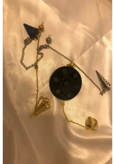 Pandül Sarkaç Doğal Taş Pandül Ve Arındırma Temizleme Doğal Opsidyen Taşı Pirinç Pandül Taşı Kinesiy