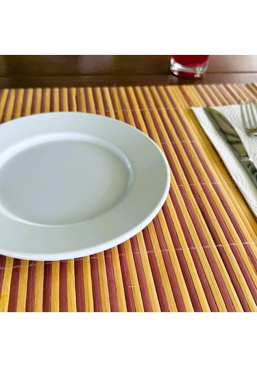 Alezy 597 Göreme Melamin Termostar Grm Servis Tabak 17 Cm Beyaz