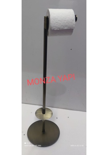 Lüx Yedekli Tuvalet Kağıtlık Standı Antik