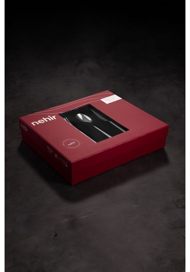 Nehir Marbella 36 Parça Çatal Kaşık Bıçak Seti Takımı 6 Kişilik Paslanmaz Çelik Gri