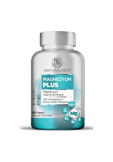 Naturalnest Magnezyum Plus 90 Tablet