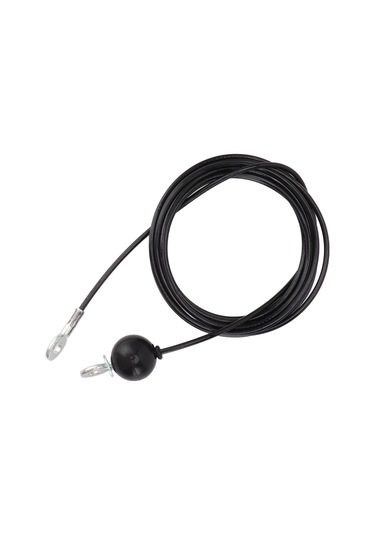 Konesam Ev Ve Spor Salonu İçin Kuvvetli Çelik Tel, Boyu Ayarlanabilir, Gelişmiş Kas Antrenmanı İçin Siyah Fitness Makine Kablosu 4 Metre