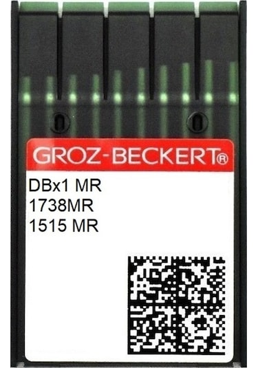 Groz Beckert DBX1 MR 18/110 Düz Makine İnce Dip Eğri Uç Dikiş İğnesi - 100 Adet