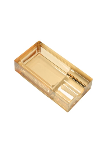 Premiumquality Gold Şeffaf Kristal Tekli Puro Küllüğü - Tr9747