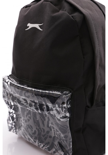 Slazenger 24039 Pvc Detaylı Black Sırt Çantası Siyah