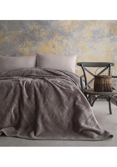 Ap Embos Çift Kişilik Vizon Mercy Battaniye Vizon