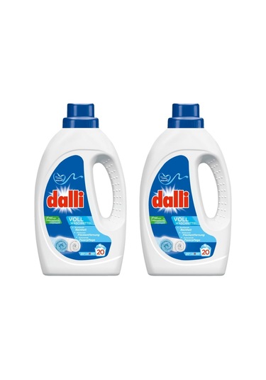 Dalli Beyaz Çamaşır Ağır Lekeler İçin Sıvı Çamaşır Deterjanı 1,1 Lt 20 Yıkama 2'li Set Set