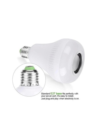 Buffer Kumandalı Bluetooth Hoparlör Ampul Ld-37 Renk