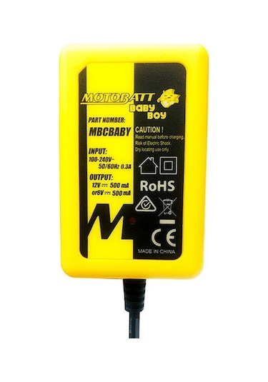 Motobatt Mbcbaby Akü Şarj Cihazı 500ma 6v-12v