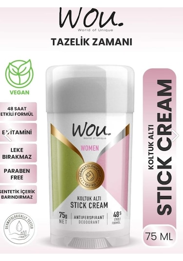 Wou World Of Unique Kadın Stick Deodorant 75 G