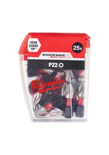 Milwaukee Bits Uç Pz2x25 MM 25 Li Paket Shockwave Yeni
