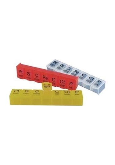 Haftalık Günlük İlaç Saklama Kutusu 7 Günlük İlaç Saklama Kabı