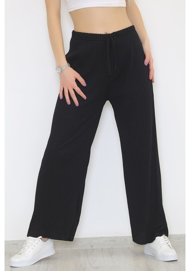 Mokashopin - Fitilli Alt Siyah - 8337.1567. 001