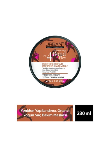 Urban Care No.4 Bond Plex Yıpranma Karşıtı Yoğun Onarım Saç Maskesi 230 ML