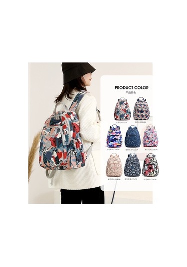 Didadodo Büyük Kapasiteli Su Geçirmez Kadın Sırt Çantası - Hafif Ve Dayanıklı Renkli Outdoor Çanta Çok Renkli