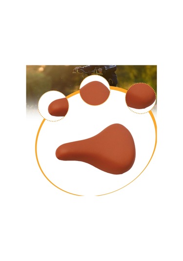 Suntek Çocuklar Bisiklet Eyer Çocuk Koltuğu Erkekler Için Kahverengi