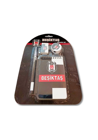 Beşiktaş Not Defterli Kırtasiye Seti 4 Lü 582465 Siyah
