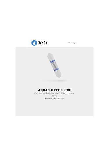 Kapalı Kasa Su Arıtma Cihazı 11'Li Filtresi Membran Seç Set