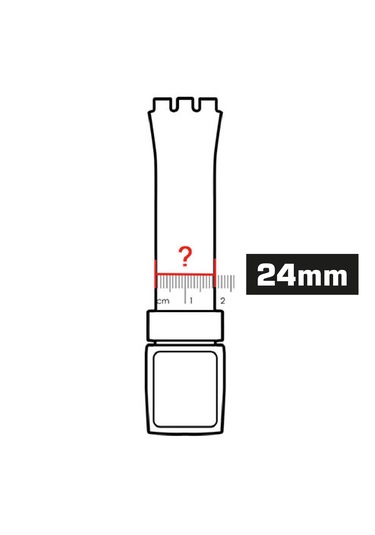 24mm Saat Plastik Silikon Kordon Tutucu Kayış Köprüsü Halka Askı