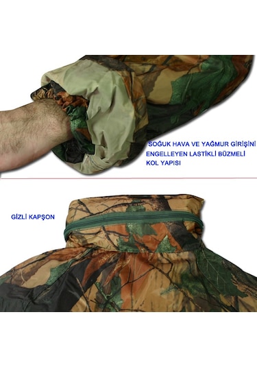 Savage Imperteks Pardesü Yağmurluk 11011 Ağaç Desen Xl Çok Renkli