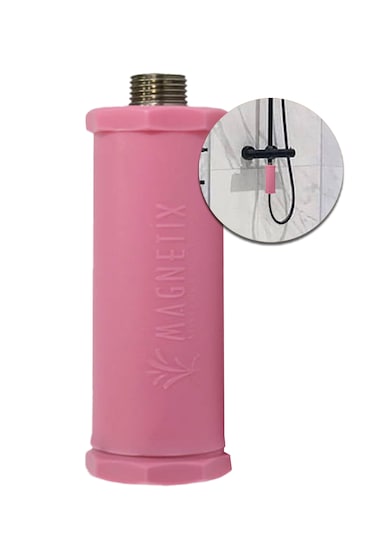 Magnetix Banyo Kireç Kırıcı 1/2 Duş Bataryası Modeli - Kireç Önle Pembe