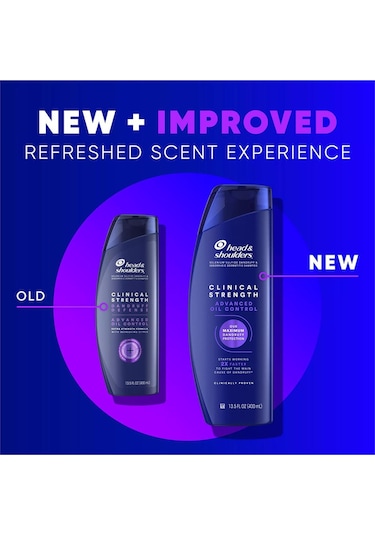 Head & Shoulders Clinical Strength Advanced Oil Control Kepek Karşıtı Şampuan 400ml Tüm Saçlar