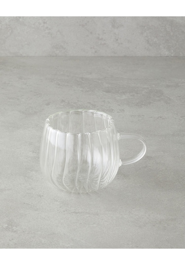 English Home Astral Borosilikat Cam Double Wall Kupa 280 Ml Şeffaf Şeffaf