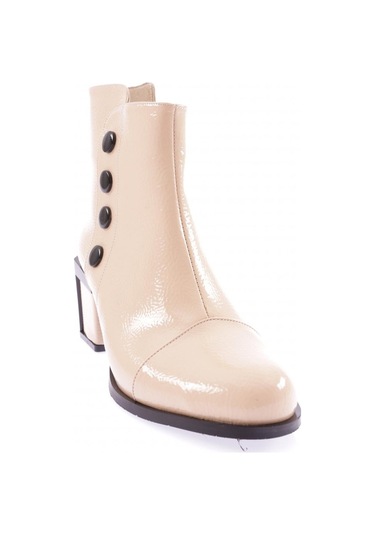 Dgn 725-22k Kadin Aksesuar Detayli Topuklu Bot 725-1922-R10815 Ten Rengi