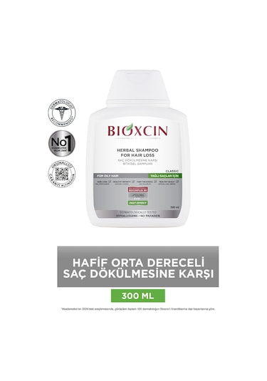 Bioxcin Klasik Yağlı Saçlar Için Şampuan 3x300 Ml - Genesis Saç Dökülmesi Şampuanı Yağlı Saçlar