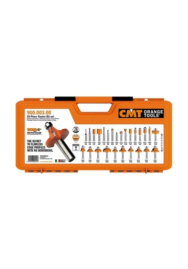 Cmt 26 Parça Pro Freze Bıçağı Seti Hw S 8