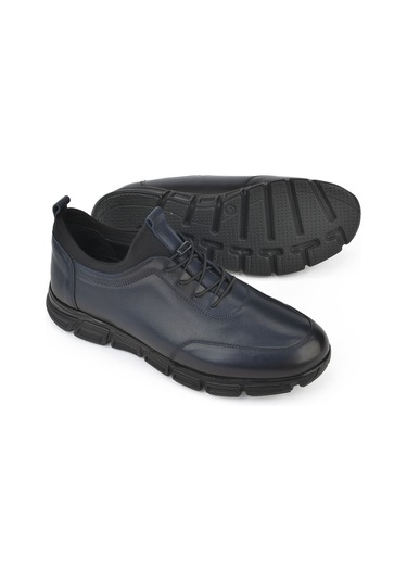 Ziya, Erkek Hakiki Deri Ayakkabı 143745z3288 Lacivert Lacivert