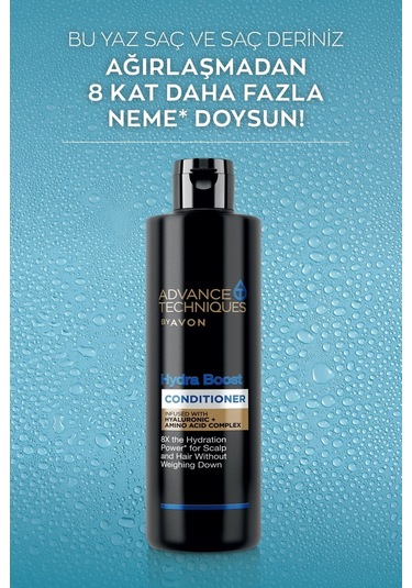 Avon Advance Techniques Hydra Boost Nemlendirici Saç Kremi 2 x 250 ML