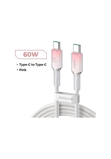 Joyroom Pd 100w Usb C Şarj Kablosu Iphone Uyumlu 16/15 Huawei Samsung Xiaomi Macbook Pro İçin 1.2/2m Chınakahverengi1m
