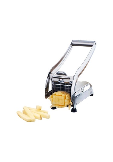 Cbtx Jd-052 Paslanmaz Çelik Patates Kızartması Kesim Çok Fonksiyonlu Ev Manuel Kızartma Emme Plakası Olmadan Kesilir