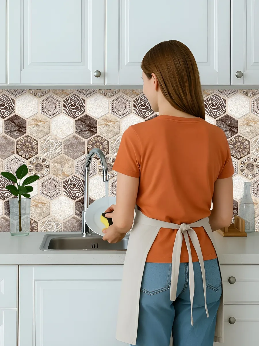 Pureflex Duvarlar İçin 3d Kendinden Yapışkanlı Paneller 30x30 Cm, 10 Adet 460006139