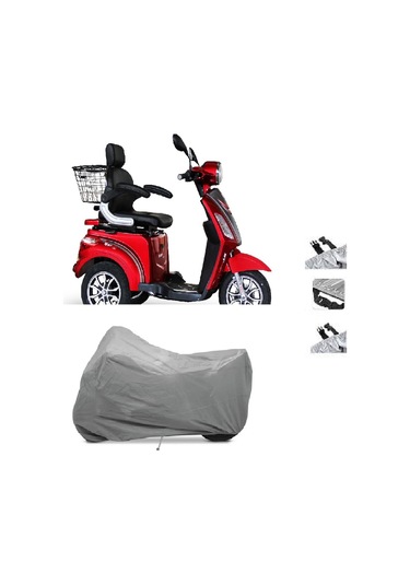 Kral Rey 5000 Tek Kişilik 3 Teker Elektrikli Motosıklet Brandası