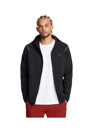 Under Armour Ua Unstoppable Flc Fz Erkek Günlük Ceket 1389352-001 Siyah 1389352-001 Siyah