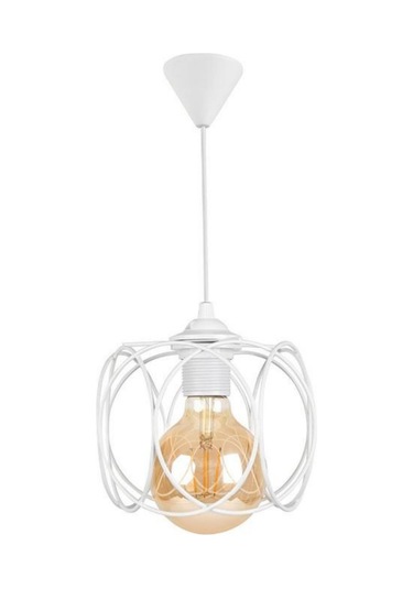 Evo Otantik Beyaz Metal Avize Hol Giriş Sarkıt Beyaz