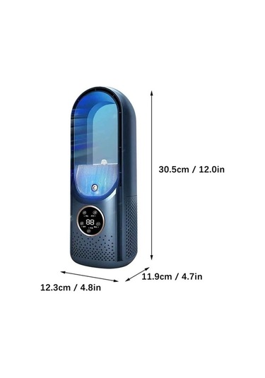 Yingfu Taşınabilir Klima Fanı Mavi Renk Usb Sisleme Fonksiyonu Ev İçin Hafif Ve Taşınabilir